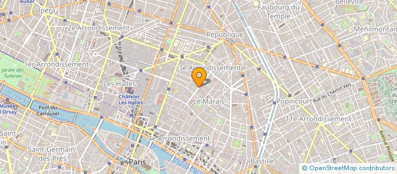 localisation de l'entreprise REST ADMIN PERSON PARIS INTER à PARIS
