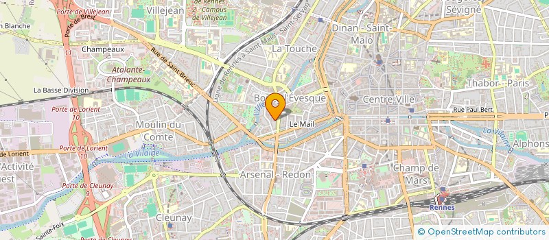 localisation de l'entreprise REST ADMIN PERSONNEL DES P T T à RENNES