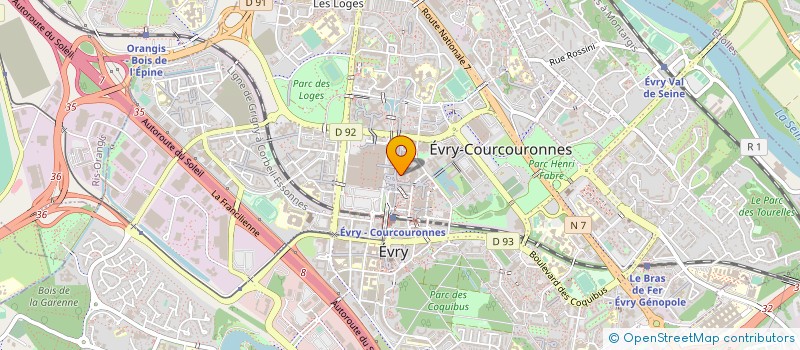 localisation de l'entreprise REST ADMINISTRATIF PERSONNEL POSTE EVRY à EVRY-COURCOURONNES