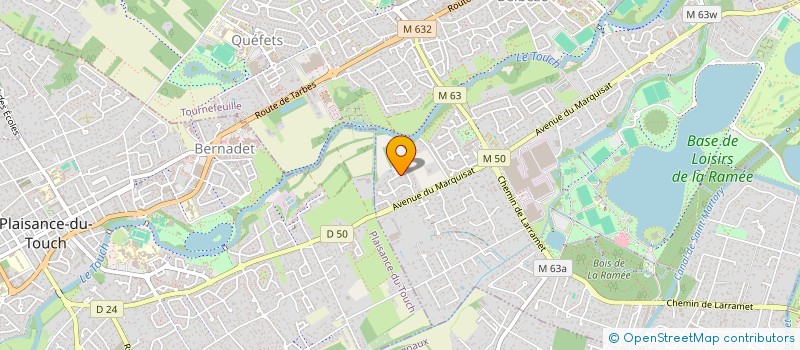 localisation de l'entreprise REST ASSISTANCE A MAITRISE D'IDEES  TOURNEFEUILLE