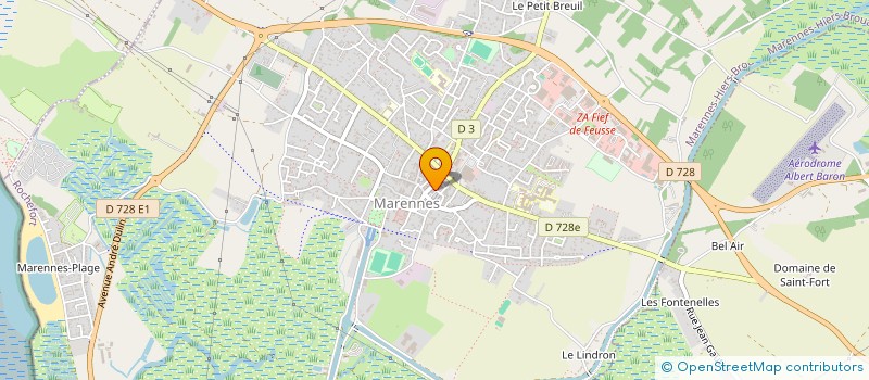 localisation de l'entreprise REST'AUNIS  MARENNES-HIERS-BROUAGE