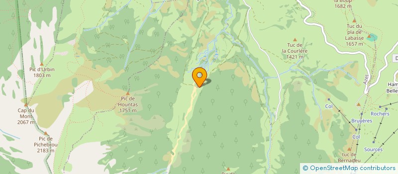 localisation de l'entreprise REST'AURE  VIELLE-AURE