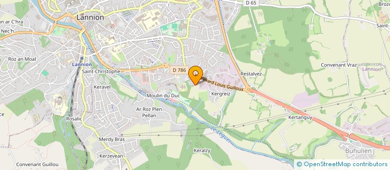 localisation de l'entreprise REST AVEL  LANNION