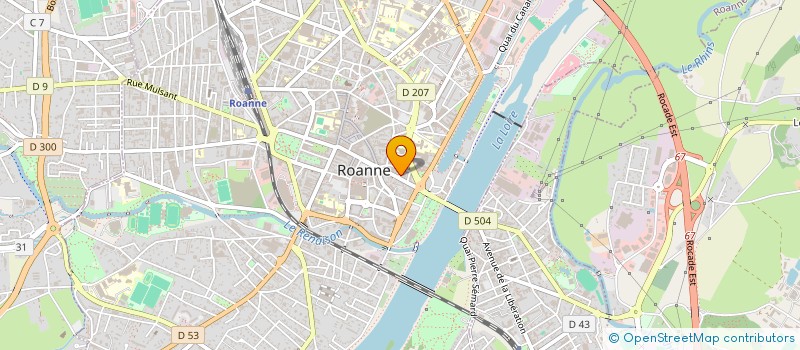 localisation de l'entreprise REST&CO à ROANNE