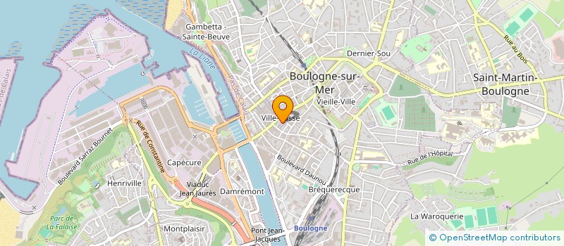 localisation de l'entreprise REST FOOD à BOULOGNE-SUR-MER