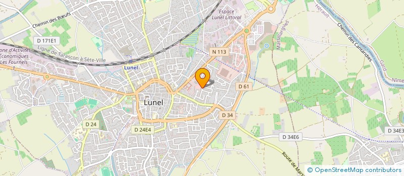 localisation de l'entreprise REST'HOME  LUNEL