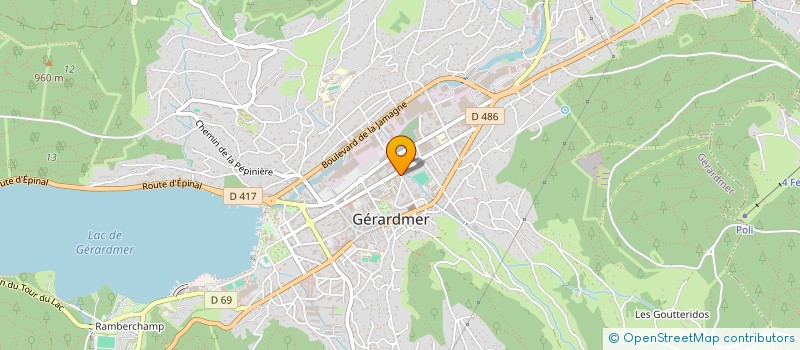 localisation de l'entreprise REST'IM  GERARDMER