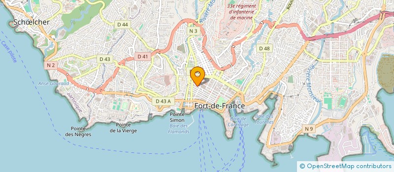 localisation de l'entreprise REST LA JAILLE  FORT-DE-FRANCE