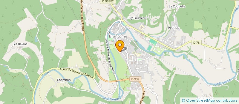 localisation de l'entreprise REST O GOLF  BRANTOME EN PERIGORD