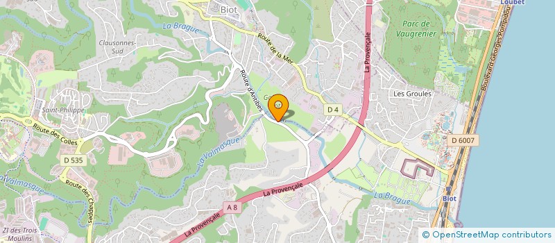 localisation de l'entreprise REST O GOLF  ANTIBES