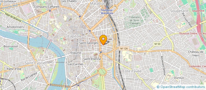 localisation de l'entreprise REST'O MARGE  TOULOUSE