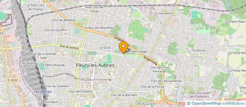 localisation de l'entreprise REST'OR à FLEURY LES AUBRAIS