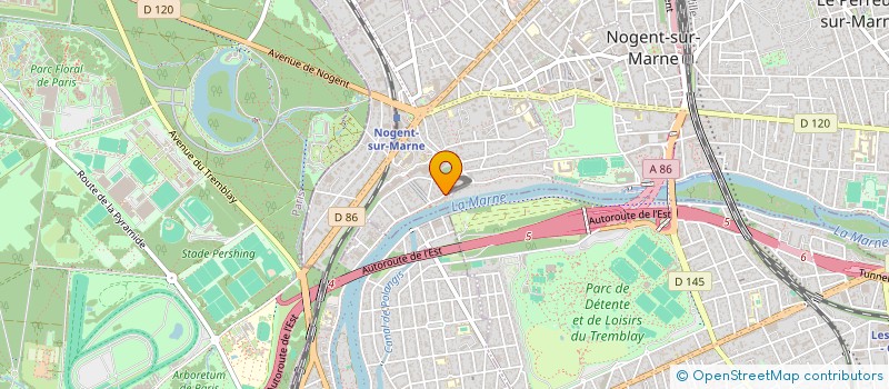 localisation de l'entreprise REST'ORATEUR  NOGENT-SUR-MARNE