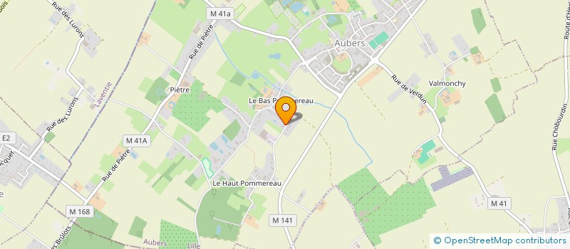 localisation de l'entreprise RESTADOM' à AUBERS