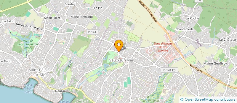 localisation de l'entreprise RESTALDUS  VAUX-SUR-MER