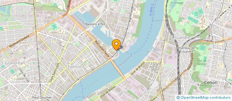 localisation de l'entreprise RESTAM 2  BORDEAUX