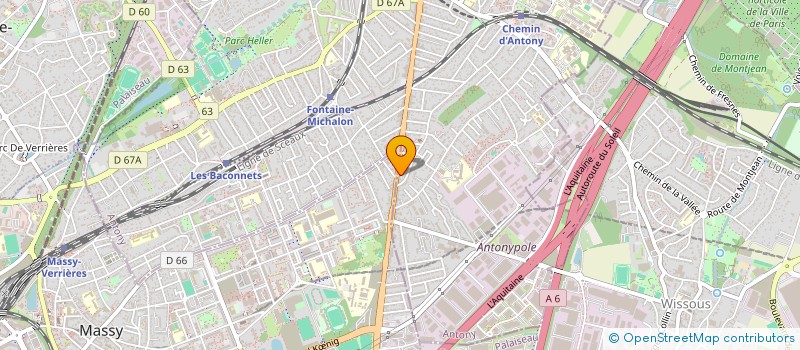 localisation de l'entreprise RESTARC à ANTONY