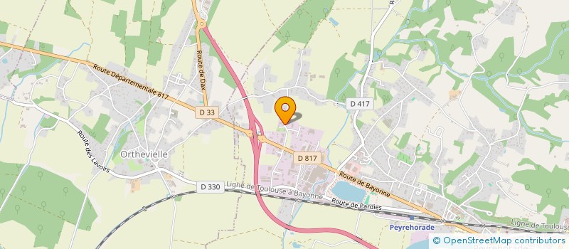 localisation de l'entreprise RESTART à PEYREHORADE