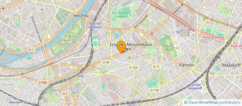 localisation de l'entreprise RESTARTCAMPUS à ISSY-LES-MOULINEAUX