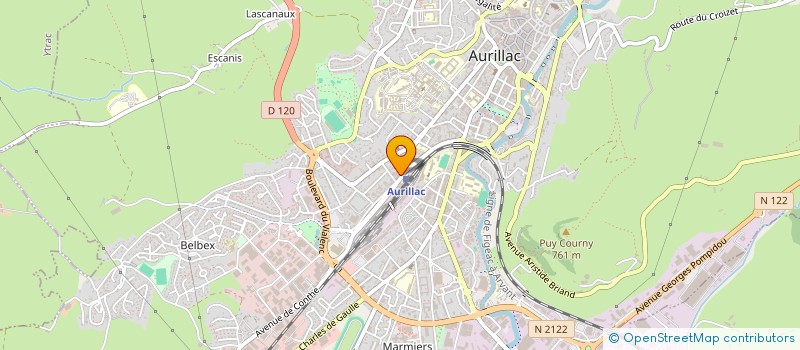 localisation de l'entreprise RESTAU à AURILLAC