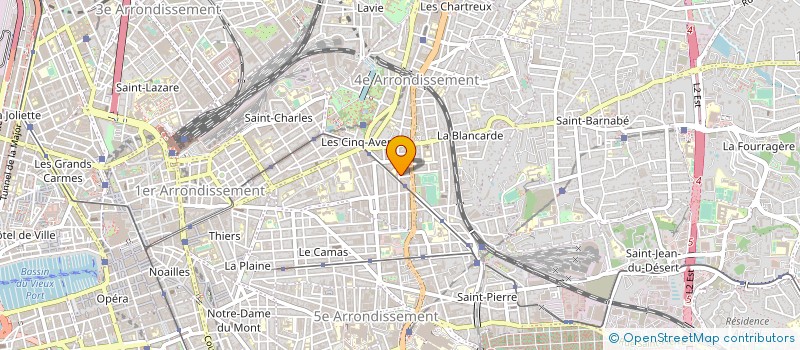 localisation de l'entreprise RESTAU DOMI PROFIT HANDI EN DIFFICULTE  MARSEILLE