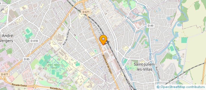 localisation de l'entreprise RESTAU VOULDY à SAINT-JULIEN-LES-VILLAS