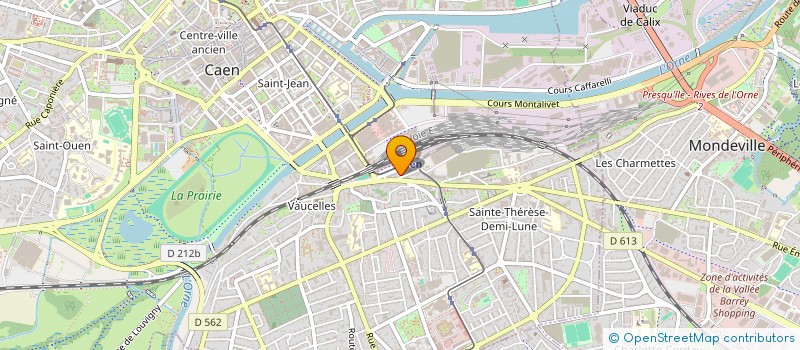 localisation de l'entreprise RESTAUDIV à CAEN