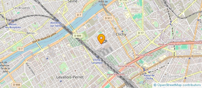 localisation de l'entreprise RESTAUFRANCE à CLICHY