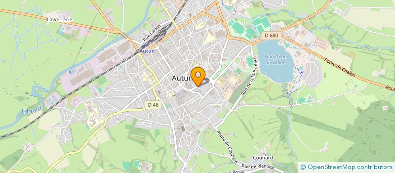 localisation de l'entreprise RESTAUR ADMINIST FINANC AUTUN à AUTUN