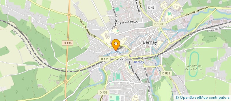 localisation de l'entreprise RESTAUR ADMINISTRAT FINANCIERES BERNAY à BERNAY