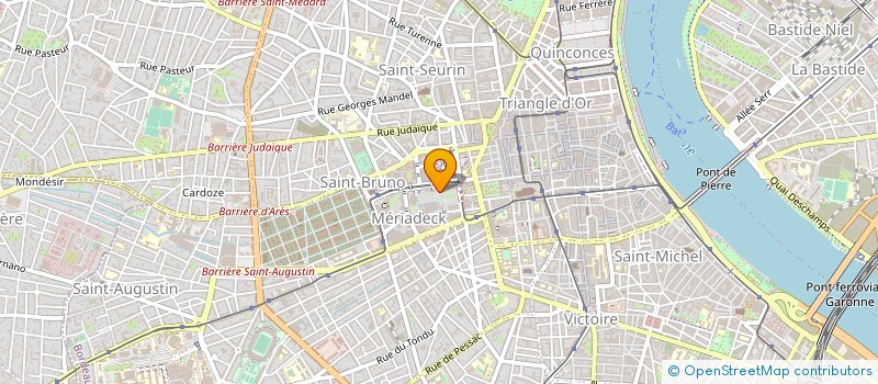localisation de l'entreprise RESTAUR INTER ADMINISTRATIF DE MERIADECK à BORDEAUX