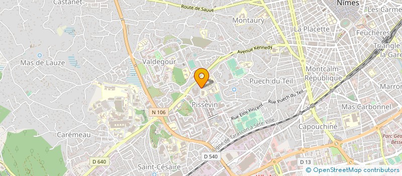 localisation de l'entreprise RESTAUR PERSON DIREC DEPART EQUIPE GARD à NIMES