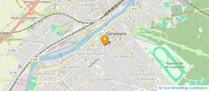 localisation de l'entreprise RESTAURANT A  COMPIEGNE