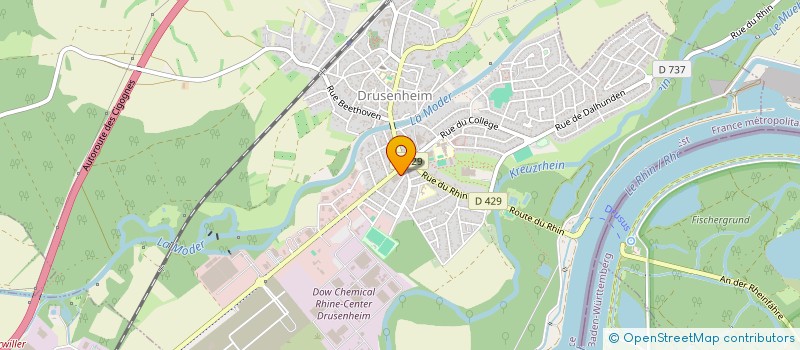 localisation de l'entreprise RESTAURANT A L'ARBRE VERT  DRUSENHEIM