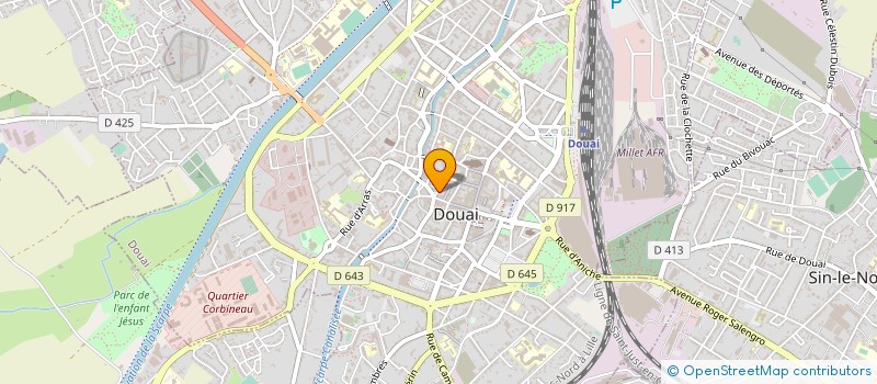 localisation de l'entreprise RESTAURANT A L'ESTIVAGE à DOUAI