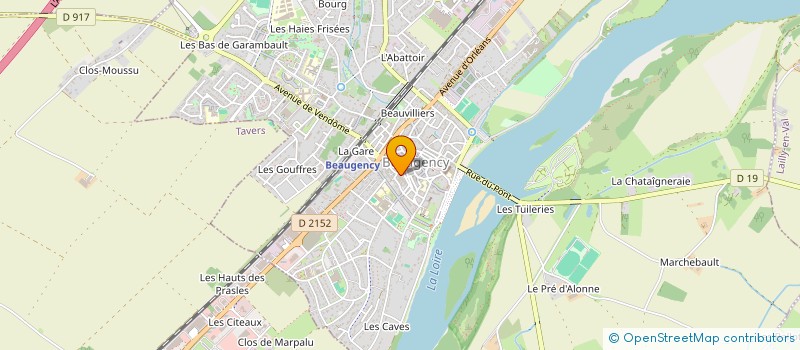 localisation de l'entreprise RESTAURANT ABFR à BEAUGENCY