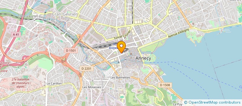 localisation de l'entreprise RESTAURANT ADMIN LA POSTE ANNECY GLIERES à ANNECY
