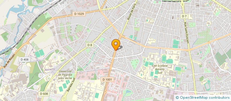 localisation de l'entreprise RESTAURANT ADMINIST AMIENS DRT  AMIENS
