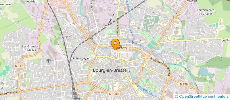localisation de l'entreprise RESTAURANT ADMINISTR HOTEL IMPOTS BOURG  BOURG-EN-BRESSE
