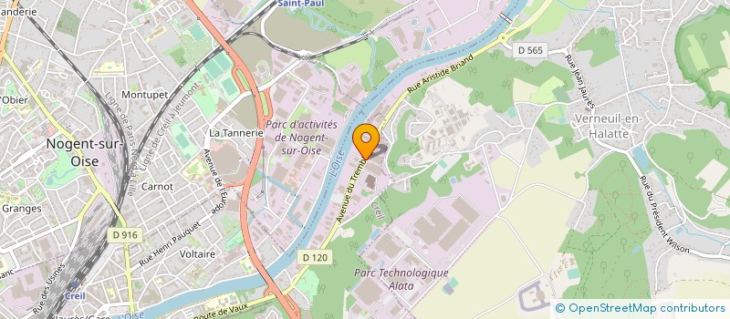 localisation de l'entreprise RESTAURANT ADMINISTRA DES PTT à CREIL