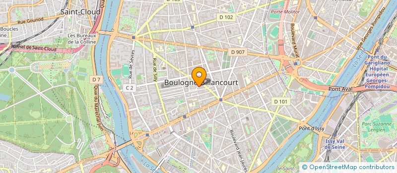 localisation de l'entreprise RESTAURANT ADMINISTRATIF BOULOGNE CPE à BOULOGNE-BILLANCOURT