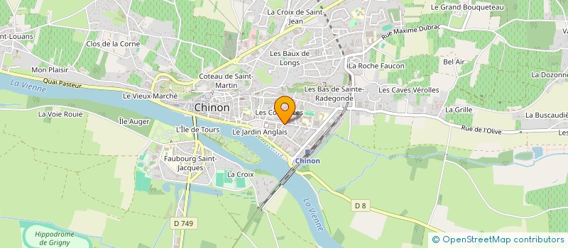 localisation de l'entreprise RESTAURANT ADMINISTRATIF DE L'HOTEL DES IMPOTS DE CHINON à CHINON