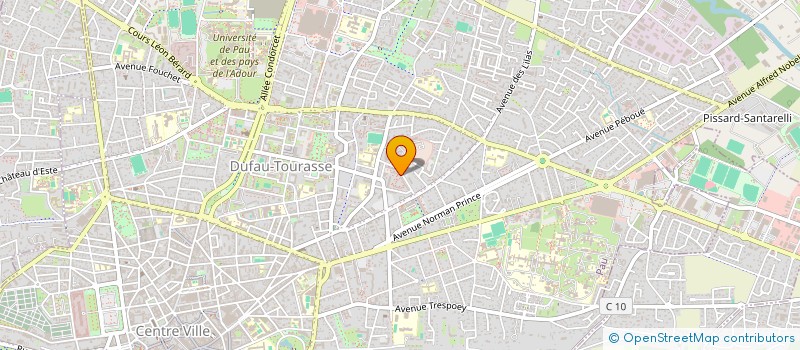 localisation de l'entreprise RESTAURANT ADMINISTRATIF DES PTT à PAU