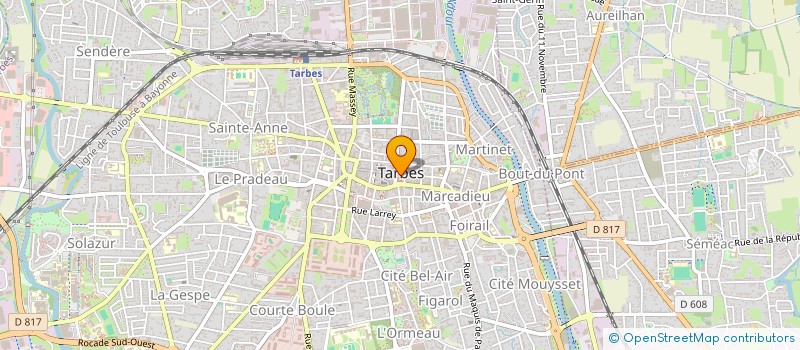 localisation de l'entreprise RESTAURANT ADMINISTRATIF DES PTT à TARBES