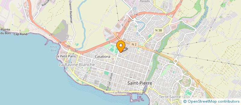 localisation de l'entreprise RESTAURANT ADMINISTRATIF DES SERVICES FISCAUX DE SAINT PIERRE DE LA REUNION à SAINT-PIERRE