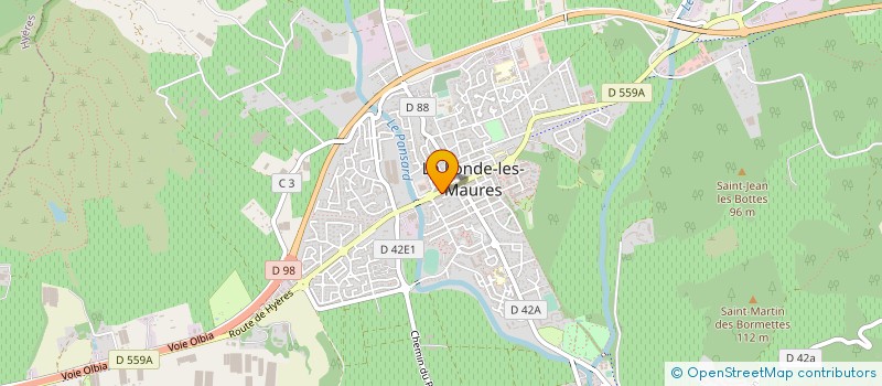 localisation de l'entreprise RESTAURANT ADMINISTRATIF PTT à LA LONDE-LES-MAURES