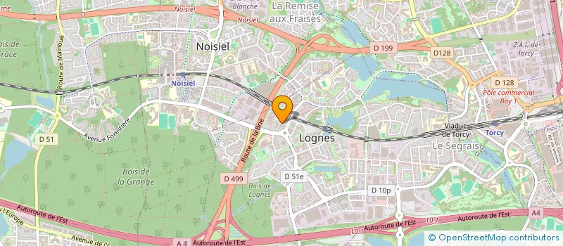 localisation de l'entreprise RESTAURANT ADMINISTRATIF PTT à LOGNES