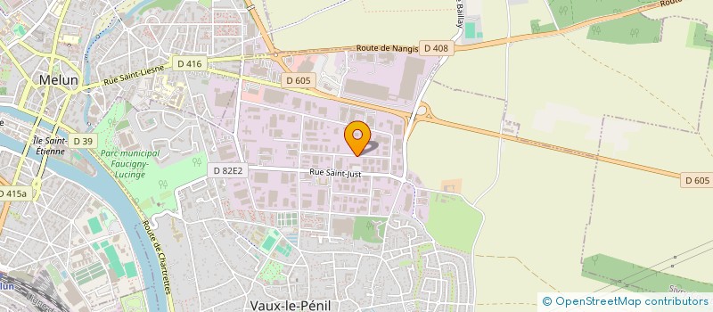 localisation de l'entreprise RESTAURANT ADMINISTRATIF PTT DE MELUN à VAUX-LE-PENIL