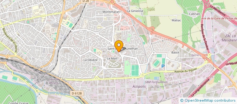 localisation de l'entreprise RESTAURANT AMIS 15 à BEZIERS