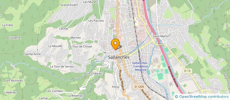 localisation de l'entreprise RESTAURANT ANAIS à SALLANCHES
